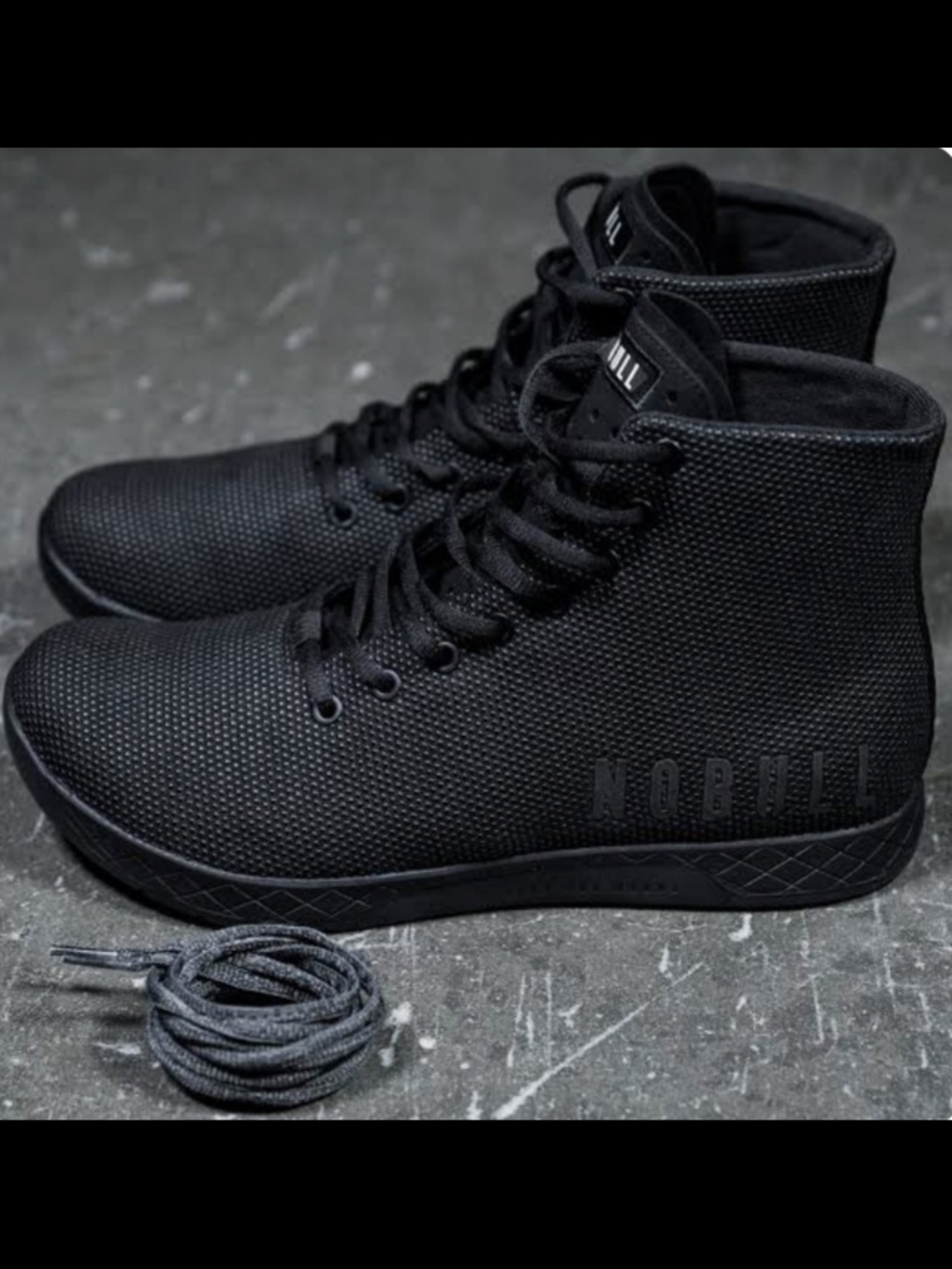 NOBULL Outwork Black High-Top Trainer - M5.5/W7